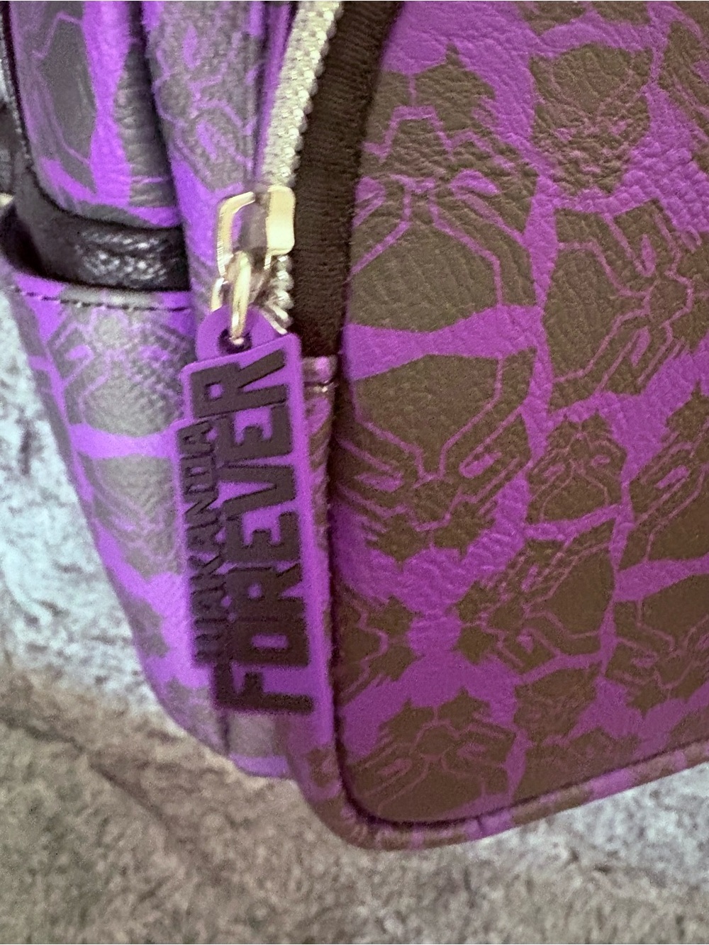 Marvel x Loungefly Black Panther Mini Backpack - NWT - Picture 3 of 5